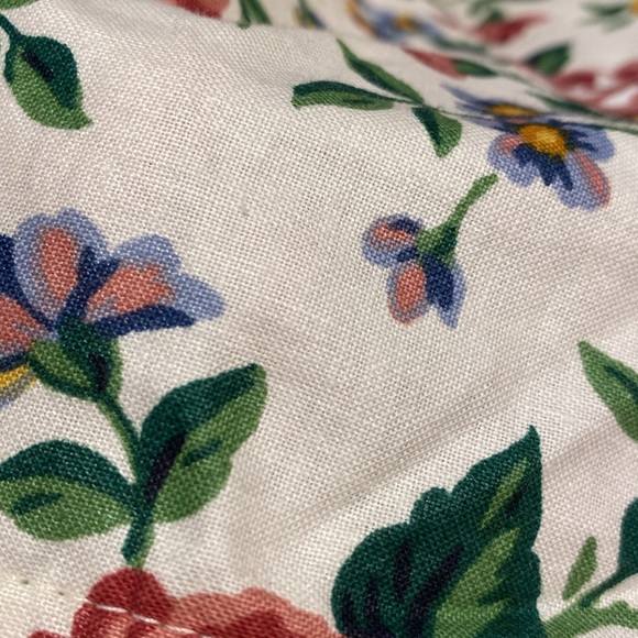 Longaberger Cake Basket Fabric Garden Splendor Floral Liner USED - Picture 17 of 17